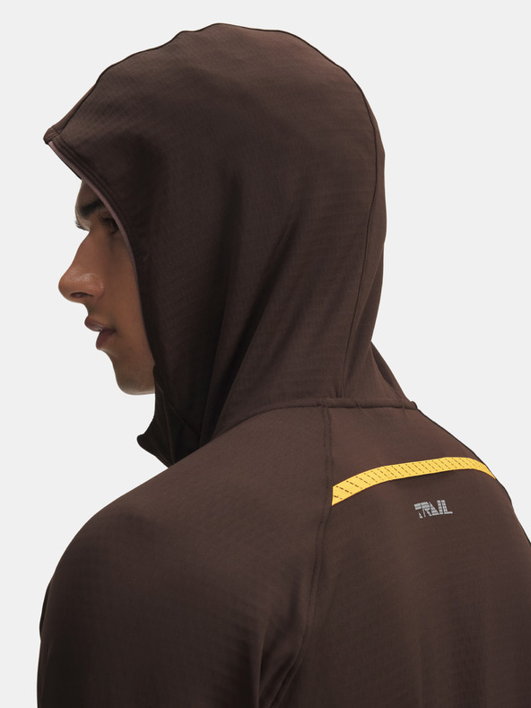 Under Armour Pánska mikina Under Armour UA TRAIL RUN HOODIE-BRN