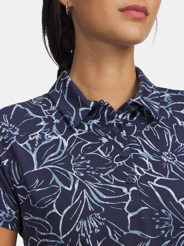 Under Armour Dámske tričko Under Armour UA Playoff 3.0 Printed Polo-BLU