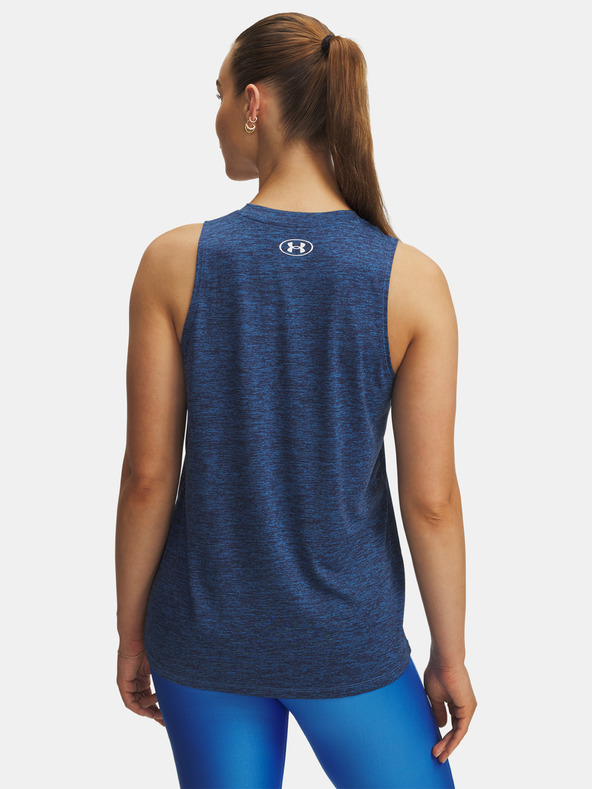 Under Armour Dámske tielko Under Armour Tech Tank Twist-BLU