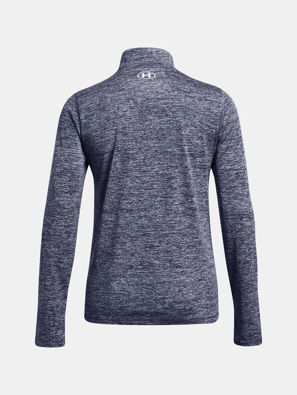 Under Armour Dámske tričko Under Armour Tech 1/2 Zip- Twist-BLU