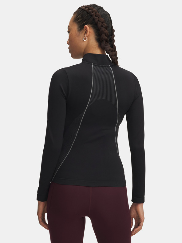 Under Armour Dámske tričko Under Armour UA Vanish Seamless 1/4 Zip-BLK