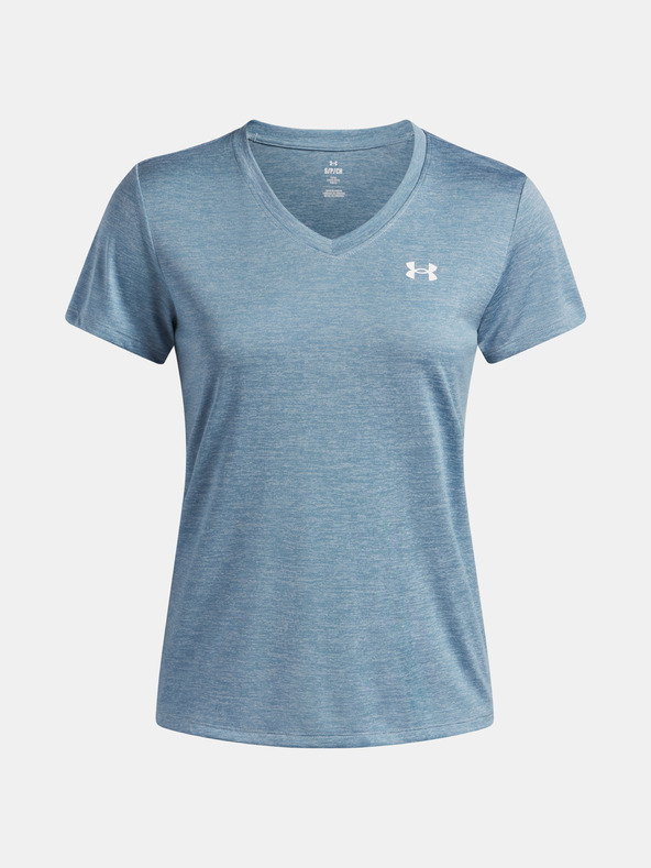 Under Armour Dámske tričko Under Armour Tech SSV- Twist-BLU
