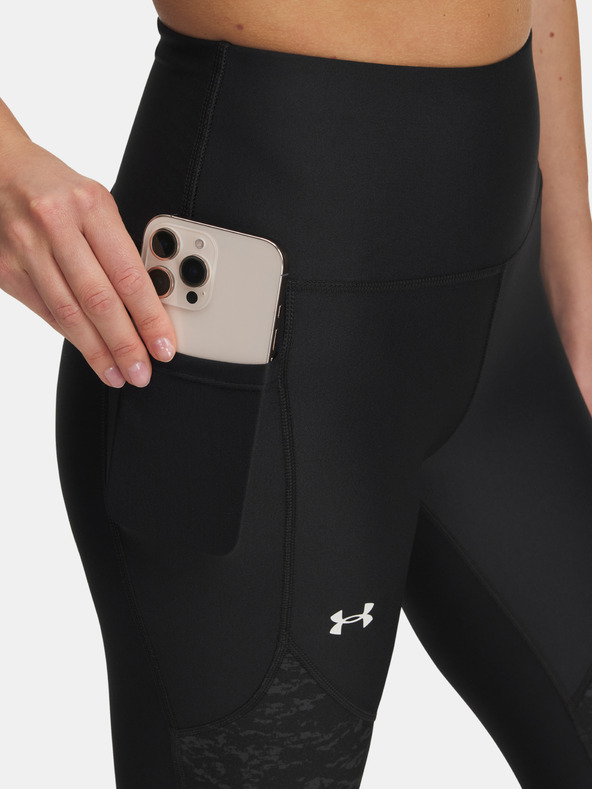 Under Armour Dámske legíny Under Armour Tech Print Panel Ankle Leg-BLK