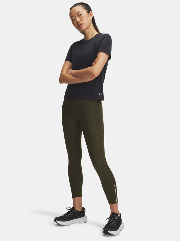 Under Armour Dámske legíny Under Armour UA Launch Ankle Tights-GRN