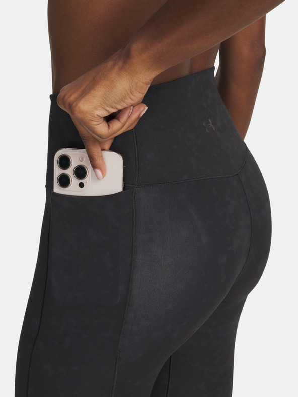 Under Armour Dámske legíny Under Armour Meridian Suede Effect Ak Leg-BLK