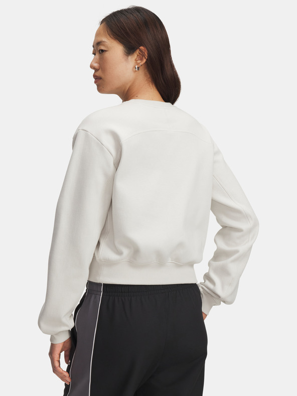 Under Armour Dámska mikina Under Armour UA Icon Vida Flc Crew-WHT