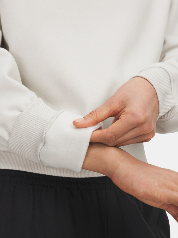 Under Armour Dámska mikina Under Armour UA Icon Vida Flc Crew-WHT