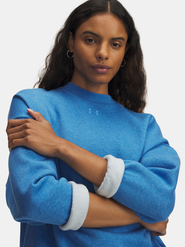 Under Armour Dámska mikina Under Armour UA Rival Fleece OS Crew-BLU