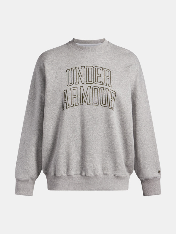 Under Armour Dámska mikina Under Armour Rival Flc OS Varsity Crew-GRY