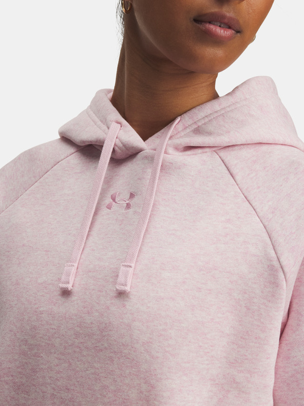 Under Armour Dámska mikina Under Armour UA Rival Fleece Hoodie-PNK
