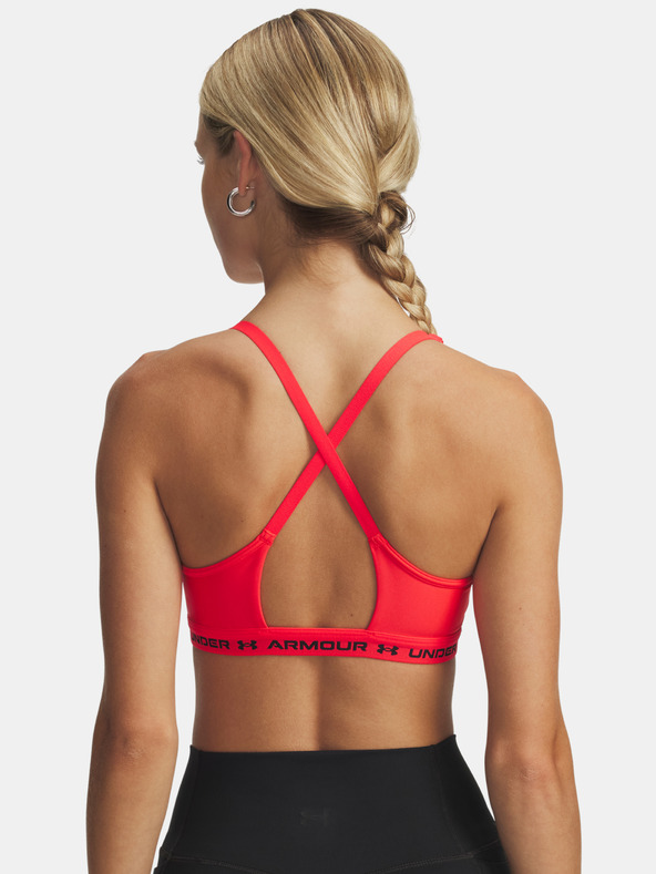 Under Armour Dámska podprsenka Under Armour UA Crossback Low Bra-RED
