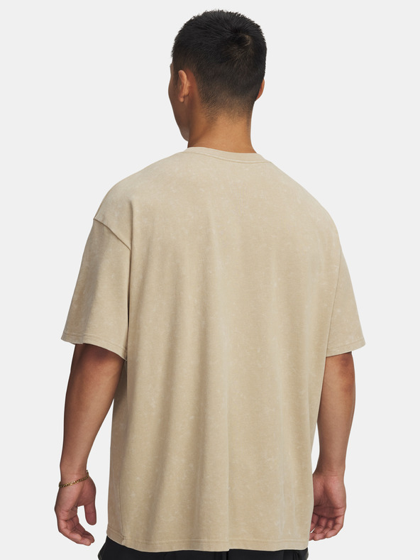 Under Armour Pánske tričko Under Armour UA M HW OS LOGO WASH SS-BRN