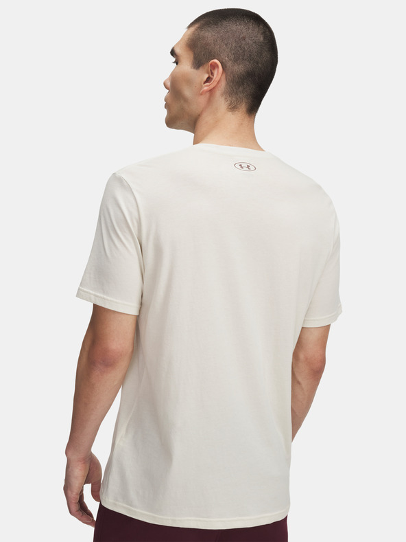 Under Armour Pánske tričko Under Armour UA COLLEGE CREST LOGO SS-BRN