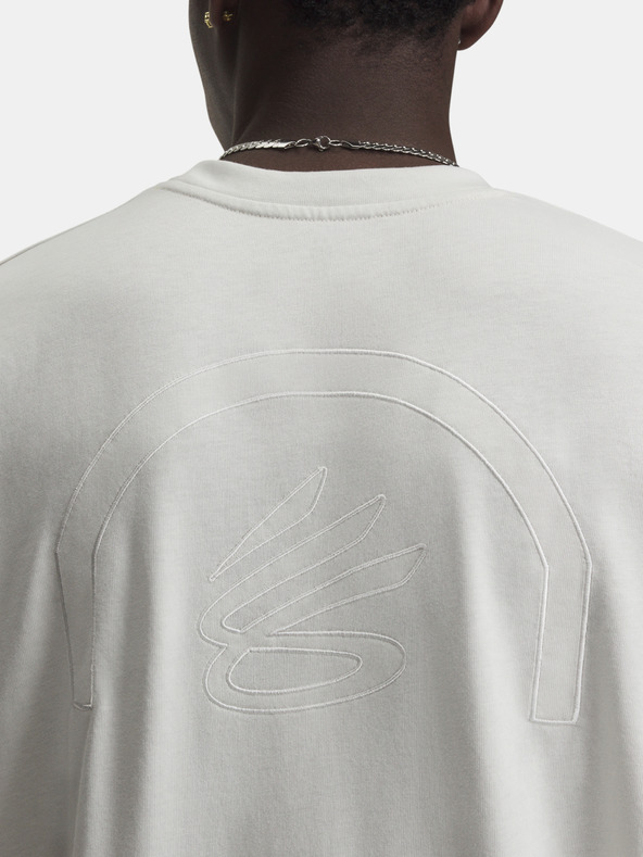 Under Armour Pánske tričko Under Armour Curry Verbiage Tee 2-WHT