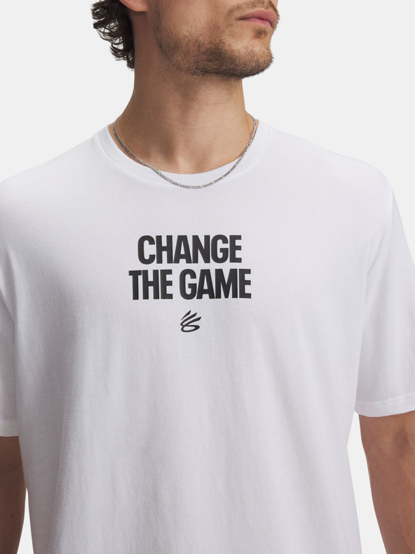 Under Armour Pánske tričko Under Armour Curry Playable Tee 1-WHT