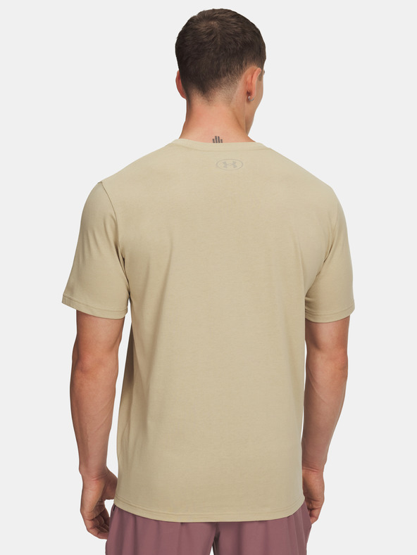 Under Armour Pánske tričko Under Armour UA ABC CAMO BOXED LOGO SS-BRN