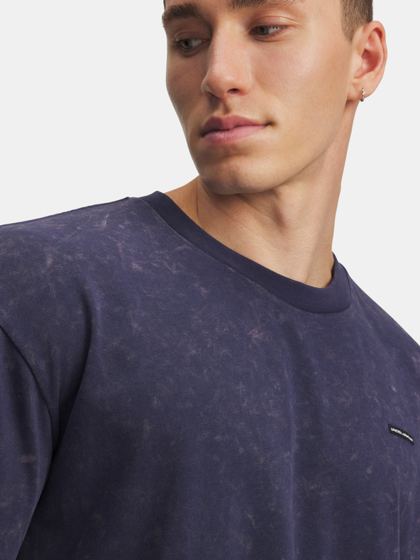 Under Armour Pánske tričko Under Armour UA M HW OS LOGO WASH SS-BLU