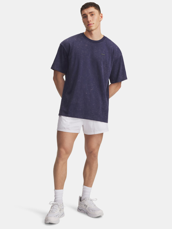 Under Armour Pánske tričko Under Armour UA M HW OS LOGO WASH SS-BLU