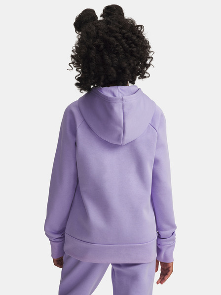 Under Armour Dievčenská mikina Under Armour UA Rival Flc Shimmer Hdy-PPL