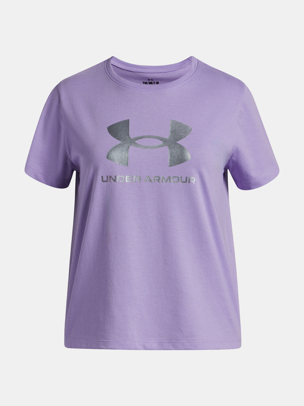 Under Armour Dievčenské tričko Under Armour UA G Rival Shimmer SS-PPL