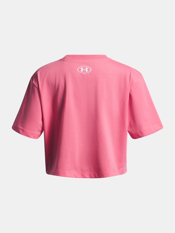 Under Armour Dievčenské tričko Under Armour UA Rival SS-PNK