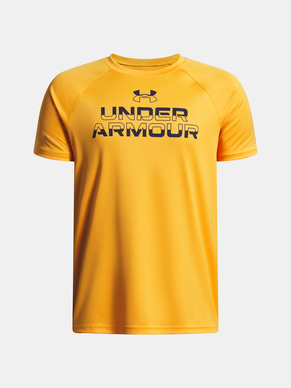 Under Armour Chlapčenské tričko Under Armour UA Tech Split Wordmark SS-ORG
