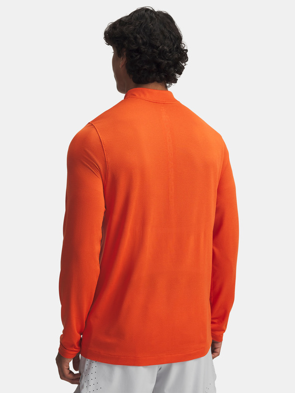 Under Armour Pánske tričko Under Armour Vanish Elite Seamless 1/4 Zp-ORG