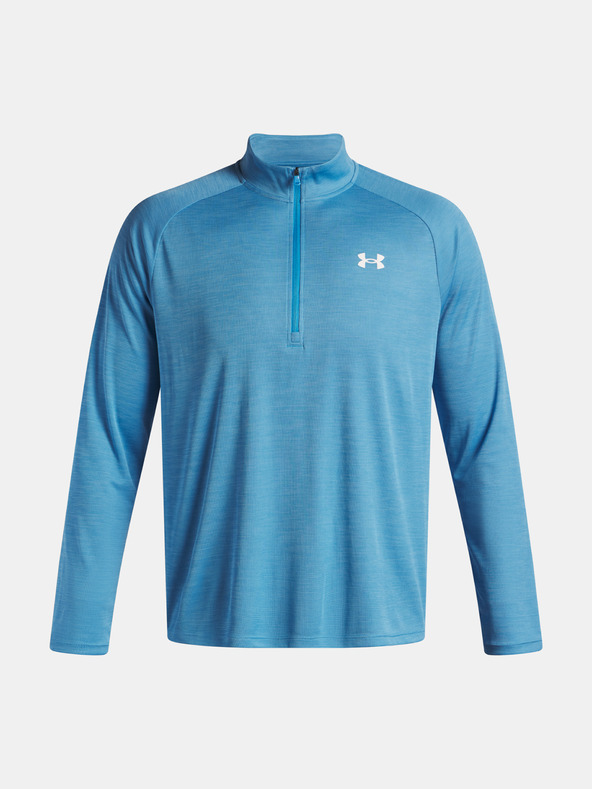 Under Armour Pánske tričko Under Armour UA Tech Textured 1/2 Zip-BLU