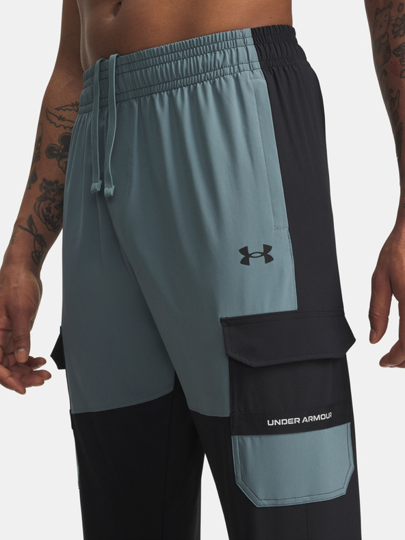 Under Armour Pánske športové nohavice Under Armour UA Tech Utility Woven Pant-BLK