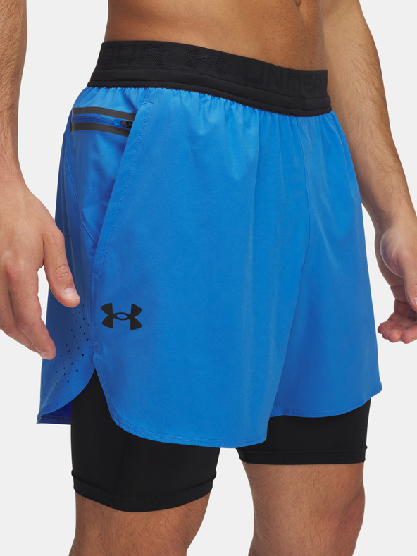 Under Armour Pánske kraťasy Under Armour UA Vanish Elite 2in1 Short-BLU
