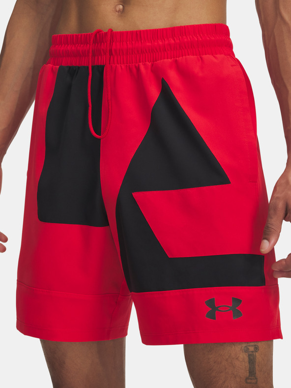 Under Armour Pánske kraťasy Under Armour UA M Zone 7in Wvn Short Grphc-RED