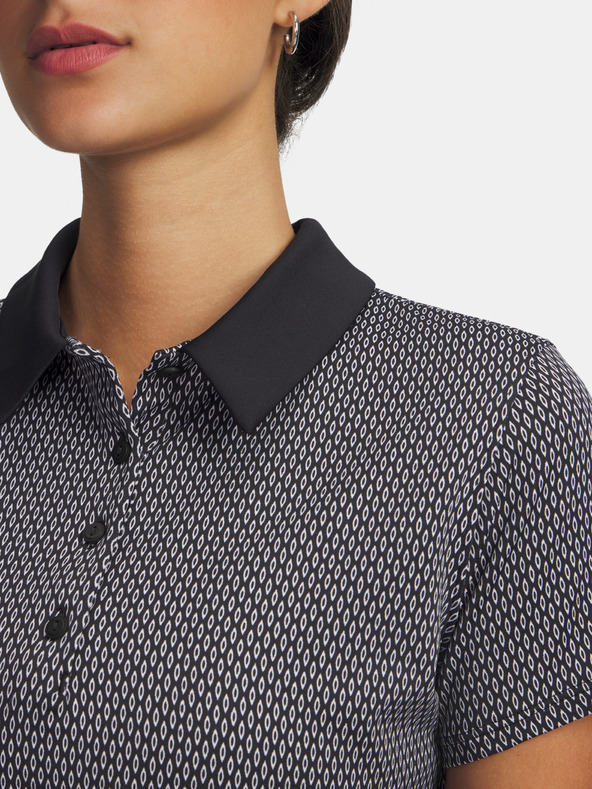 Under Armour Dámske tričko Under Armour UA Playoff 3.0 Printed Polo-BLK