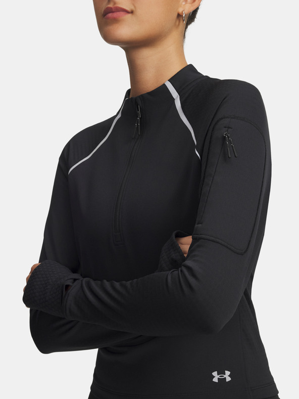 Under Armour Dámske tričko Under Armour UA Velociti Pro CW Half Zip-BLK