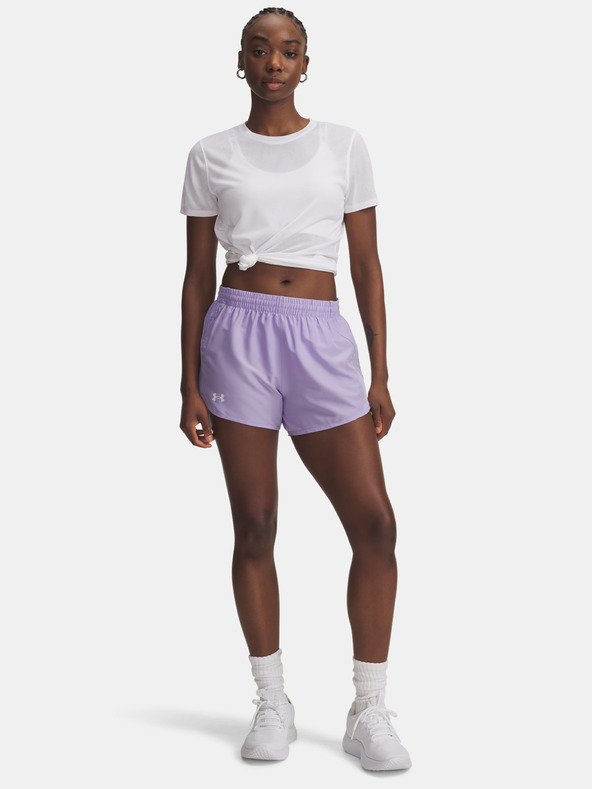 Under Armour Dámske kraťasy Under Armour UA Fly By 3'' Shorts-PPL