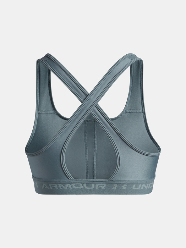 Under Armour Dámska podprsenka Under Armour Crossback Mid Bra-BLU
