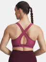 Under Armour Dámska podprsenka Under Armour Crossback Mid Bra-RED