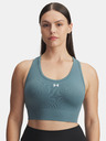 Under Armour Dámska podprsenka Under Armour Vanish Seamless Mid Bra-BLU