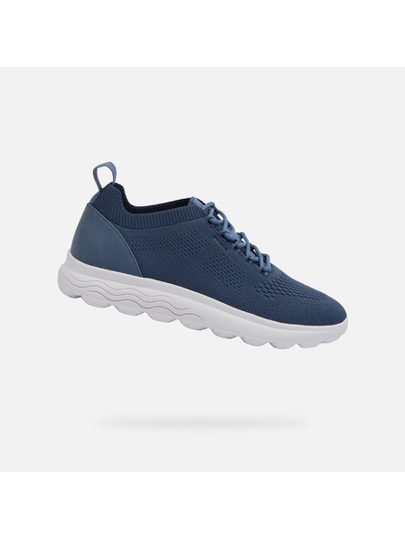 Geox Svetlomodré pánske tenisky Geox Spherica