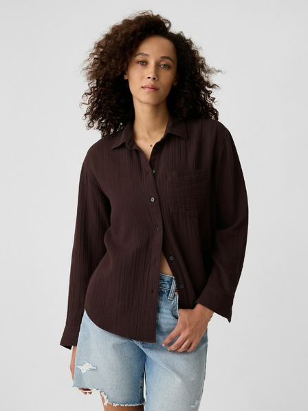 GAP Mušelínová košeľa oversize GAP