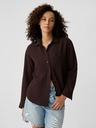 GAP Mušelínová košeľa oversize GAP