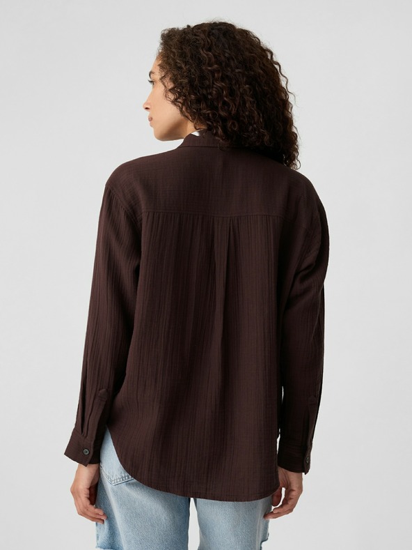 GAP Mušelínová košeľa oversize GAP