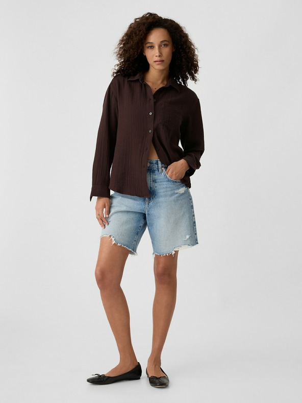 GAP Mušelínová košeľa oversize GAP