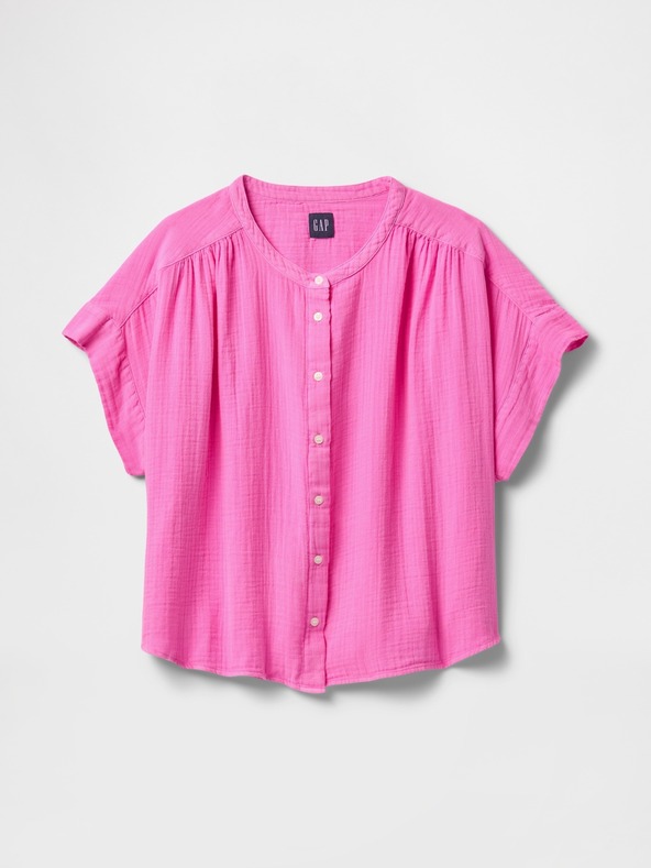 GAP Mušelínová košeľa oversize GAP
