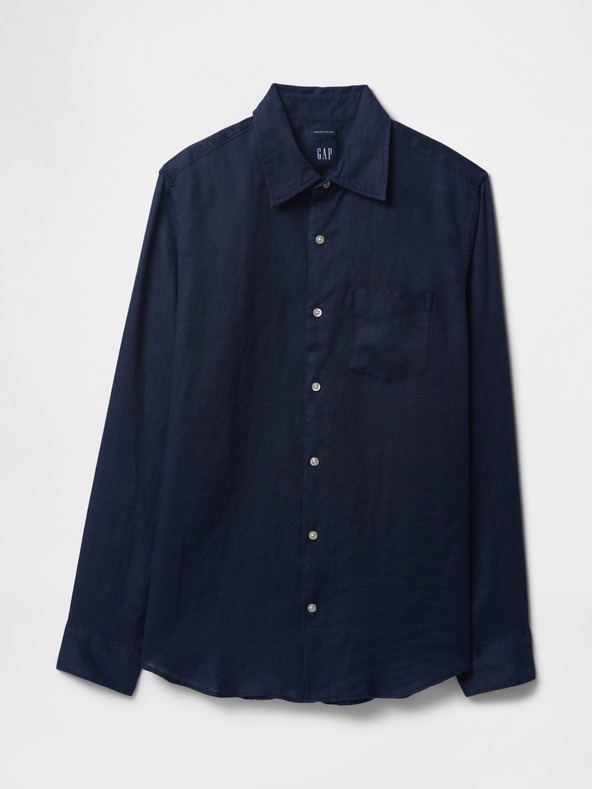 GAP Ľanová košeľa Classic Shirt GAP