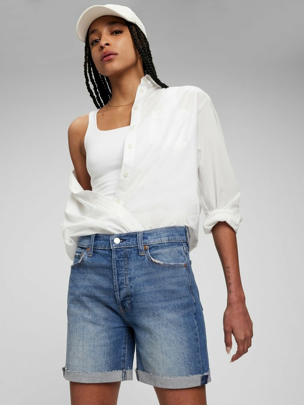 GAP Kraťasy midi high rise GAP