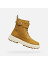 Geox Svetlohnedé dámske členkové topánky Geox Lamidie + Grip ABX