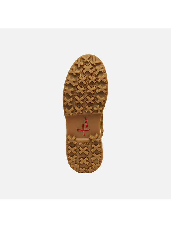 Geox Svetlohnedé dámske členkové topánky Geox Lamidie + Grip ABX