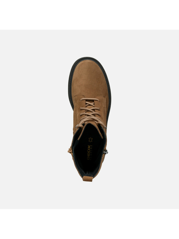 Geox Hnedé dámske členkové topánky Geox Spherica EC7
