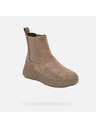 Geox Béžové dámske členkové topánky Geox Nebula 2.0 X