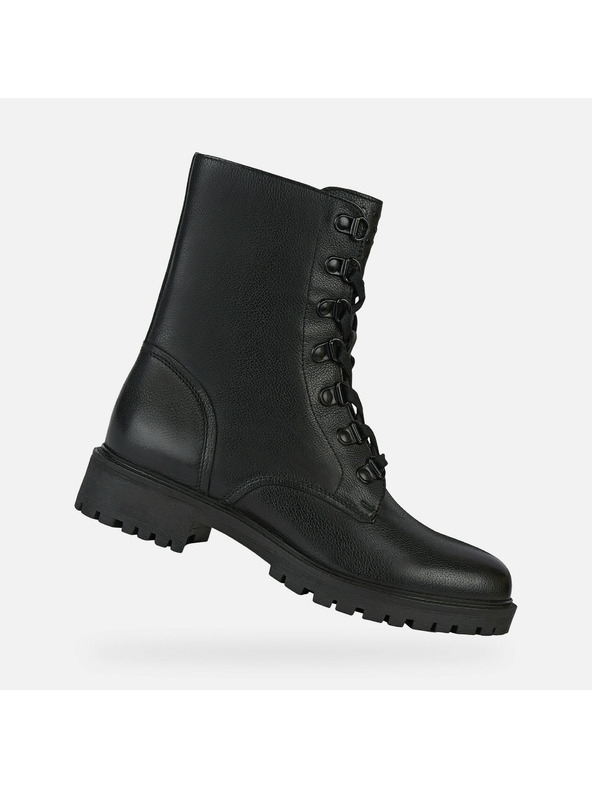 Geox Čierna dámska členkové topánky Geox Hoara